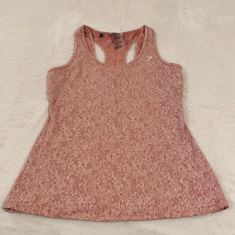 Gymshark “Fleur” Red marl top
